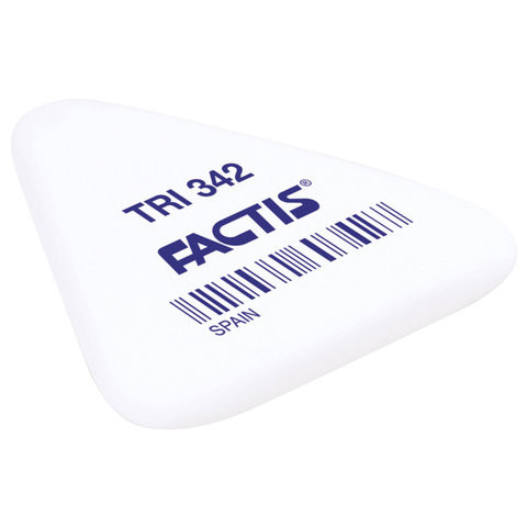 Ластик FACTIS TRI 342 (Испания), 49х45х6 мм, ассорти, треугольный, мягкий, PNFTRI342 по низкой цене оптом 