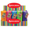 Пенал-косметичка BRAUBERG, ассорти 5 цветов, "Радуга", 20х6х4 см, дисплей, 223267 по низкой цене оптом Краснодар, Москва, Уфа, Казань, Барнаул, Владивосток, Хабаровск, Сахалин, Красноярск, Екатеренбург, 