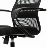 Кресло офисное BRABIX PREMIUM "Stalker EX-608 PL", ткань-сетка/кожзам, черное, 532090 по низкой цене оптом 