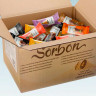 Конфеты мини-рожки в индивидуальной упаковке SORBON "Ассорти Радуга" 1500 г по низкой цене оптом Краснодар, Москва, Уфа, Казань, Барнаул, Владивосток, Хабаровск, Сахалин, Красноярск, Екатеренбург, 
