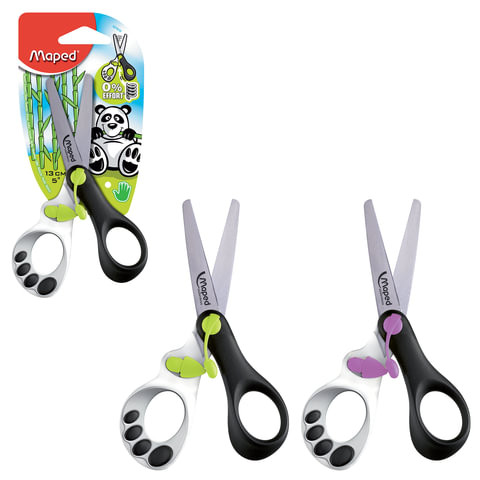 Ножницы MAPED (Франция) "Koopy", 130 мм, закругленные, детские, картонная упаковка с европодвесом, 037910 по низкой цене оптом Ножницы MAPED (Франция) "Koopy", 130 мм, закругленные, детские, картонная упаковка с европодвесом, 037910 по низкой цене оптом