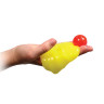 Слайм (лизун) "Slime Ninja", 2 в 1, желтый, красный, 130 г, ВОЛШЕБНЫЙ МИР, S130-2