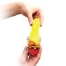 Слайм (лизун) "Slime Ninja", 2 в 1, желтый, красный, 130 г, ВОЛШЕБНЫЙ МИР, S130-2