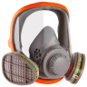 Маска полнолицевая Jeta Safety 5950, силикон, ударопрочный поликарбонат, защитная пленка, размер L, 5950-L по низкой цене оптом 