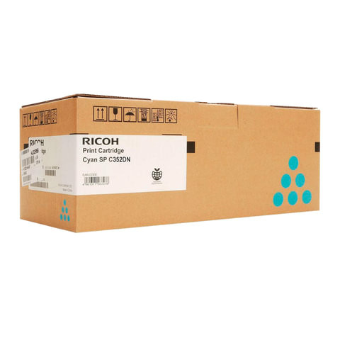 Тонер-картридж RICOH (407384) Ricoh SP C352DN, голубой, ресурс 7000 стр., оригинальный по низкой цене оптом 