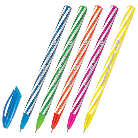 Ручка шариковая масляная BRAUBERG KIDS "TWIST", СИНЯЯ, корпус ассорти, пишущий узел 0,7 мм, линия письма 0,35 мм, 144104 по низкой цене оптом Ручка шариковая масляная BRAUBERG KIDS "TWIST", СИНЯЯ, корпус ассорти, пишущий узел 0,7 мм, линия письма 0,35 мм, 144104 по низкой цене оптом