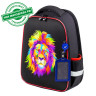 Ранец BRAUBERG FIT, 2 отделения, "Colorful lion", 38х27х14 см, 270618 по низкой цене оптом 