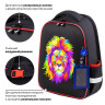 Ранец BRAUBERG FIT, 2 отделения, "Colorful lion", 38х27х14 см, 270618 по низкой цене оптом 