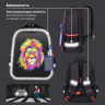 Ранец BRAUBERG FIT, 2 отделения, "Colorful lion", 38х27х14 см, 270618 по низкой цене оптом 
