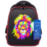 Ранец BRAUBERG FIT, 2 отделения, "Colorful lion", 38х27х14 см, 270618 по низкой цене оптом 