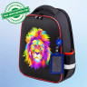 Ранец BRAUBERG FIT, 2 отделения, "Colorful lion", 38х27х14 см, 270618 по низкой цене оптом 