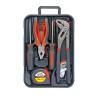 Набор инструментов столярно-слесарный, 9 предметов, пластиковый бокс, ГРАНДМАСТЕР, 671325 по низкой цене оптом 