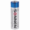 Батарейки КОМПЛЕКТ 4 шт., SONNEN Super Alkaline, АА (LR6,15А), алкалиновые, пальчиковые, блистер, 451094 по низкой цене оптом Краснодар, Москва, Уфа, Казань, Барнаул, Владивосток, Хабаровск, Сахалин, Красноярск, Екатеренбург, 