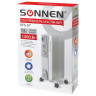 Обогреватель масляный SONNEN DFS-07, 1500 Вт, 7 секций, белый, 453498 по низкой цене оптом 