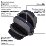 Рюкзак BRAUBERG "MainStream 1", 35 л, размер 45х32х19 см, ткань, серо-синий, 224445 по низкой цене оптом Краснодар, Москва, Уфа, Казань, Барнаул, Владивосток, Хабаровск, Сахалин, Красноярск, Екатеренбург, 