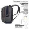 Рюкзак BRAUBERG "MainStream 1", 35 л, размер 45х32х19 см, ткань, серо-синий, 224445 по низкой цене оптом Краснодар, Москва, Уфа, Казань, Барнаул, Владивосток, Хабаровск, Сахалин, Красноярск, Екатеренбург, 