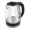 Чайник SCARLETT SC-EK27G53, 1,8 л, 2200 Вт, закрытый нагревательный элемент, стекло, черный по низкой цене оптом Краснодар, Москва, Уфа, Казань, Барнаул, Владивосток, Хабаровск, Сахалин, Красноярск, Екатеренбург, 