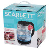 Чайник SCARLETT SC-EK27G53, 1,8 л, 2200 Вт, закрытый нагревательный элемент, стекло, черный по низкой цене оптом Краснодар, Москва, Уфа, Казань, Барнаул, Владивосток, Хабаровск, Сахалин, Красноярск, Екатеренбург, 