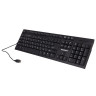 Клавиатура проводная SONNEN KB-330,USB, 104 клавиши, классический дизайн, черная, 511277 по низкой цене оптом Краснодар, Москва, Уфа, Казань, Барнаул, Владивосток, Хабаровск, Сахалин, Красноярск, Екатеренбург, 