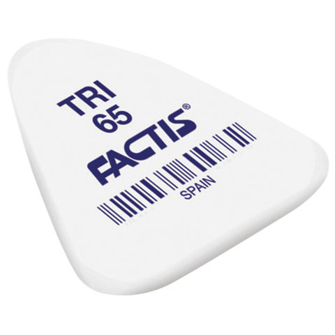 Ластик FACTIS TRI 65 (Испания), 36х33х6 мм, ассорти, треугольный, PNFTRI65 по низкой цене оптом 