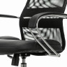 Кресло офисное BRABIX PREMIUM "Stalker EX-608 CH", хром, ткань-сетка/кожзам, черное, 532091 по низкой цене оптом 