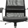 Кресло офисное BRABIX PREMIUM "Stalker EX-608 CH", хром, ткань-сетка/кожзам, черное, 532091 по низкой цене оптом 