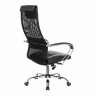 Кресло офисное BRABIX PREMIUM "Stalker EX-608 CH", хром, ткань-сетка/кожзам, черное, 532091 по низкой цене оптом 