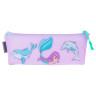 Пенал-косметичка BRAUBERG треугольный, мягкий, "Mermaid", 22х3х8 см, 229256 по низкой цене оптом 