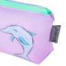 Пенал-косметичка BRAUBERG треугольный, мягкий, "Mermaid", 22х3х8 см, 229256 по низкой цене оптом 