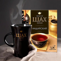Чай ШАХ Gold "Индийский", черный, 100 пакетков по 2 г, 0925-18
