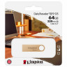Флеш-диск 64GB KINGSTON DataTraveler SE9 G3 USB 3.2, металл. корпус, золотой,DTSE9G3/, DTSE9G3/64GB по низкой цене оптом Краснодар, Москва, Уфа, Казань, Барнаул, Владивосток, Хабаровск, Сахалин, Красноярск, Екатеренбург, 
