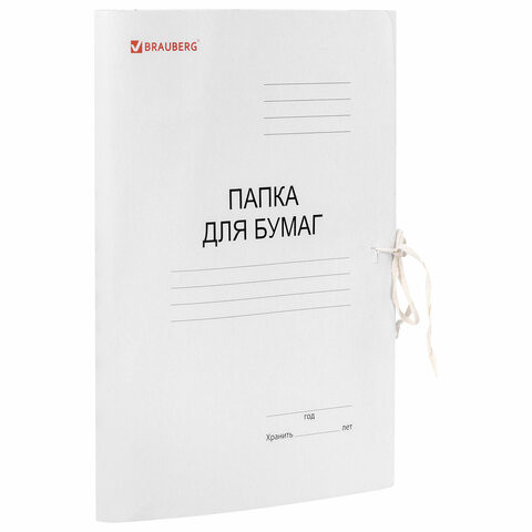 Папка для бумаг с завязками картонная мелованная BRAUBERG, гарантированная плотность 320 г/м2, до 200 листов, 121513 по низкой цене оптом Папка для бумаг с завязками картонная мелованная BRAUBERG, гарантированная плотность 320 г/м2, до 200 листов, 121513 по низкой цене оптом