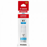 Чернила CANON (GI-41C) для G1400/G2400/G3400, голубые, 7700 стр., ОРИГИНАЛЬНЫЕ, 4543C001
