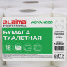 Бумага туалетная 200 м, LAIMA (T2), ADVANCED, 1-слойная, цвет белый, КОМПЛЕКТ 12 рулонов, 126093 по низкой цене оптом Краснодар, Москва, Уфа, Казань, Барнаул, Владивосток, Хабаровск, Сахалин, Красноярск, Екатеренбург, 