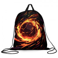 Мешок для обуви BRAUBERG KIDS, с петлей, 42х34 см, Fire split, 273436