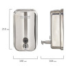 Диспенсер для жидкого мыла LAIMA PROFESSIONAL INOX (гарантия 3 года), 1 л, нержавеющая сталь, зеркальный, 605393 по низкой цене оптом  Диспенсер для жидкого мыла LAIMA PROFESSIONAL INOX (гарантия 3 года), 1 л, нержавеющая сталь, зеркальный, 605393 по низкой цене оптом