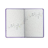 Дневник для музыкальной школы 140х210 мм, 48 л., обложка кожзам твердая, фольга, BRAUBERG, справочный материал, фиолетовый, 105499
