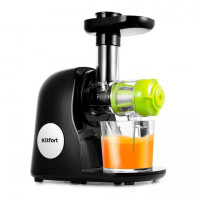 Соковыжималка шнековая KITFORT KT-1111-1, 150Вт, функция реверс, контейнер для сока 0, КТ-1111-1