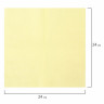 Салфетки бумажные 250 шт., 24х24 см, LAIMA/ЛАЙМА, желтые (пастельный цвет), 100% целлюлоза, 111948