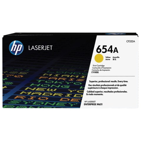 Картридж лазерный HP (CF332A) LaserJet Pro M651n/M651dn/M651xh, желтый, оригинальный, ресурс 15000 страниц по низкой цене оптом 