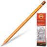 Карандаш чернографитный KOH-I-NOOR 1500, 1 шт., 6B, без резинки, корпус желтый, заточенный, 150006B01170RU по низкой цене оптом Краснодар, Москва, Уфа, Казань, Барнаул, Владивосток, Хабаровск, Сахалин, Красноярск, Екатеренбург, 