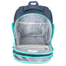 Рюкзак BRAUBERG CLASSIC, легкий каркас, премиум материал, "Dandelions", синий, 37x32х21 см, 270582