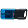 Флеш-диск 128GB KINGSTON DataTraveler 80M, разъем Type-C 3.2, черный, DT80M/128GB по низкой цене оптом Краснодар, Москва, Уфа, Казань, Барнаул, Владивосток, Хабаровск, Сахалин, Красноярск, Екатеренбург, 