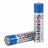 Батарейки КОМПЛЕКТ 2 шт., SONNEN Super Alkaline, AAA (LR03, 24А), алкалиновые, мизинчиковые, блистер, 451095 по низкой цене оптом Краснодар, Москва, Уфа, Казань, Барнаул, Владивосток, Хабаровск, Сахалин, Красноярск, Екатеренбург, 