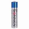 Батарейки КОМПЛЕКТ 2 шт., SONNEN Super Alkaline, AAA (LR03, 24А), алкалиновые, мизинчиковые, блистер, 451095 по низкой цене оптом Краснодар, Москва, Уфа, Казань, Барнаул, Владивосток, Хабаровск, Сахалин, Красноярск, Екатеренбург, 