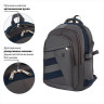 Рюкзак BRAUBERG "MainStream 2", 35 л, размер 45х32х19 см, ткань, серо-синий, 224446 по низкой цене оптом Краснодар, Москва, Уфа, Казань, Барнаул, Владивосток, Хабаровск, Сахалин, Красноярск, Екатеренбург, 