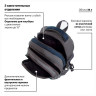 Рюкзак BRAUBERG "MainStream 2", 35 л, размер 45х32х19 см, ткань, серо-синий, 224446 по низкой цене оптом Краснодар, Москва, Уфа, Казань, Барнаул, Владивосток, Хабаровск, Сахалин, Красноярск, Екатеренбург, 