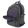 Рюкзак BRAUBERG "MainStream 2", 35 л, размер 45х32х19 см, ткань, серо-синий, 224446 по низкой цене оптом Краснодар, Москва, Уфа, Казань, Барнаул, Владивосток, Хабаровск, Сахалин, Красноярск, Екатеренбург, 