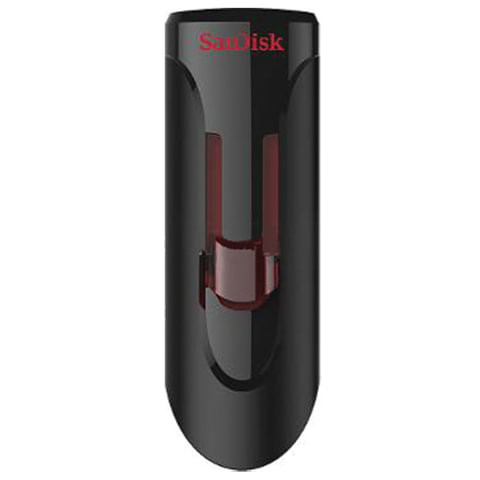 Флеш-диск 16 GB, SANDISK Cruzer Glide, USB 2.0, черный, SDCZ60-016G-B35 по низкой цене оптом Краснодар, Москва, Уфа, Казань, Барнаул, Владивосток, Хабаровск, Сахалин, Красноярск, Екатеренбург, 