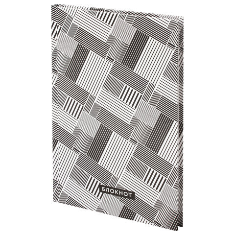 Блокнот (135х206 мм) А5 STAFF, 80 л., твердый, клетка, "Pattern", 111601 по низкой цене оптом 